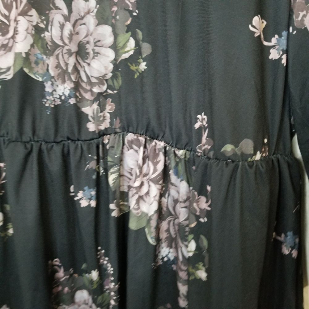 Bloomchic Floral Print Babydoll Blouse - Picture 6 of 9